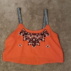 Floral crop top